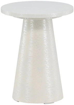 Venture Design Šoninis staliukas Lanzo 35x45 cm baltas MDF
