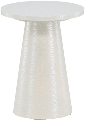 Venture Design Šoninis staliukas Lanzo 35x45 cm baltas MDF
