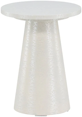 Venture Design Šoninis staliukas Lanzo 35x45 cm baltas MDF