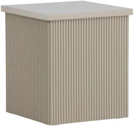 Venture Design Šoninis staliukas Lenox 40x40x45 cm smėlio spalvos MDF