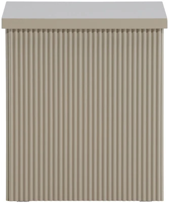 Venture Design Šoninis staliukas Lenox 40x40x45 cm smėlio spalvos MDF