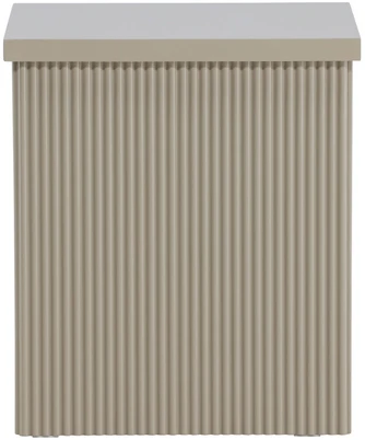 Venture Design Šoninis staliukas Lenox 40x40x45 cm smėlio spalvos MDF