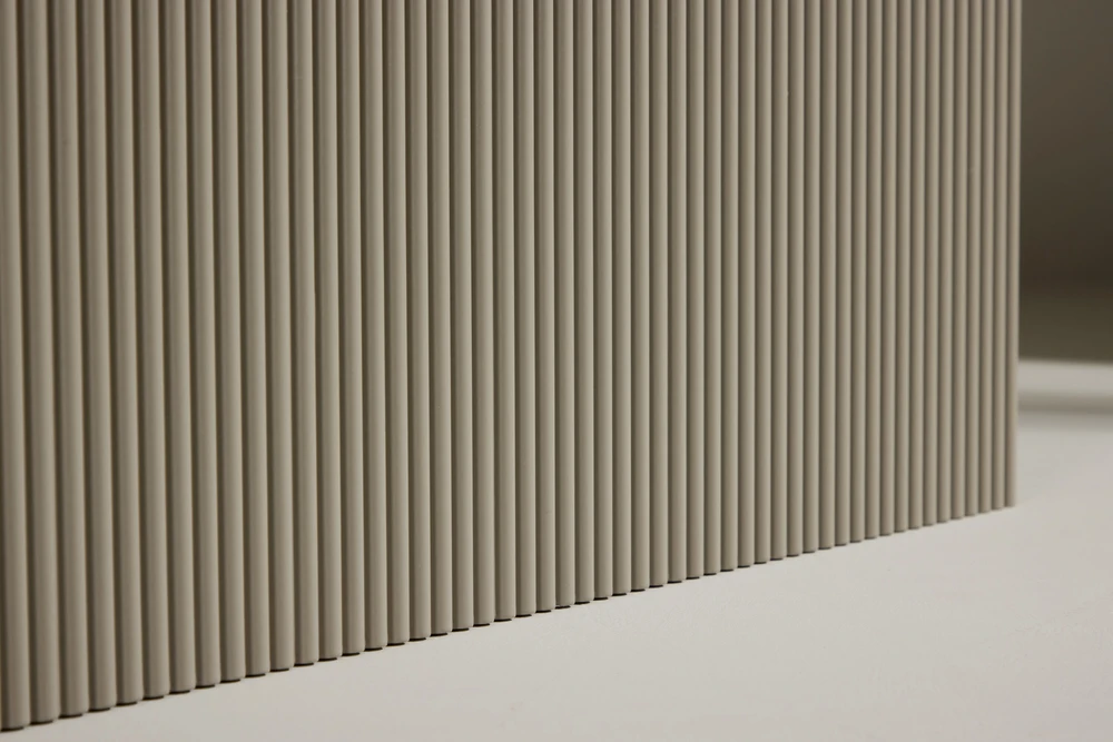 Venture Design Šoninis staliukas Lenox 80x60x40 cm smėlio spalvos MDF