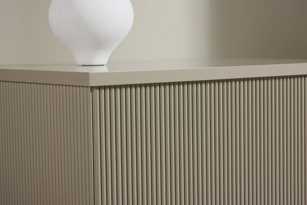 Venture Design Šoninis staliukas Lenox 80x60x40 cm smėlio spalvos MDF