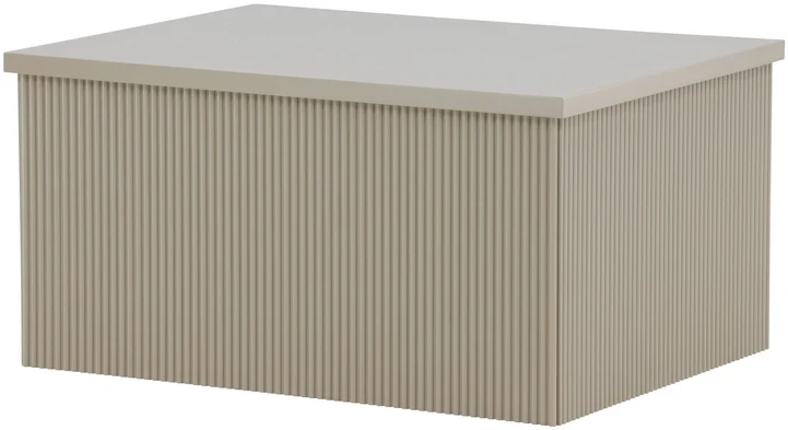 Venture Design Šoninis staliukas Lenox 80x60x40 cm smėlio spalvos MDF