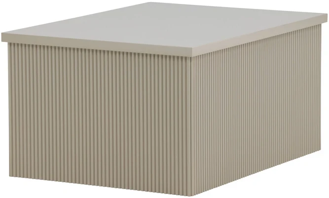 Venture Design Šoninis staliukas Lenox 80x60x40 cm smėlio spalvos MDF