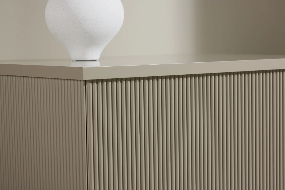 Venture Design Šoninis staliukas Lenox 80x60x40 cm smėlio spalvos MDF