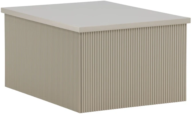 Venture Design Šoninis staliukas Lenox 80x60x40 cm smėlio spalvos MDF