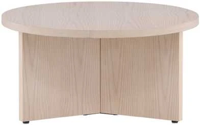 Venture Design Stalas, didelė sofa Saltö, ø85 cm, balintas
