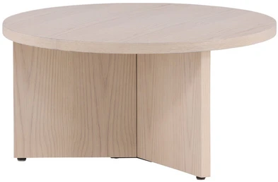 Venture Design Stalas, didelė sofa Saltö, ø85 cm, balintas