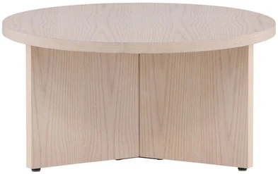 Venture Design Stalas, didelė sofa Saltö, ø85 cm, balintas