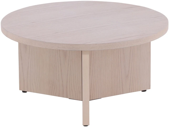 Venture Design Stalas, didelė sofa Saltö, ø85 cm, balintas