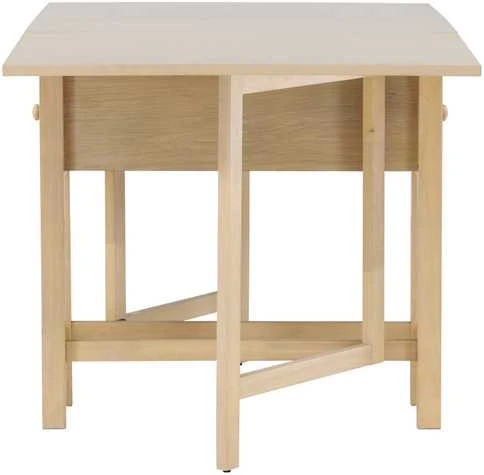 Venture Design Stalas, Edward Drop Leaf, 150x80 cm, baltašviesa