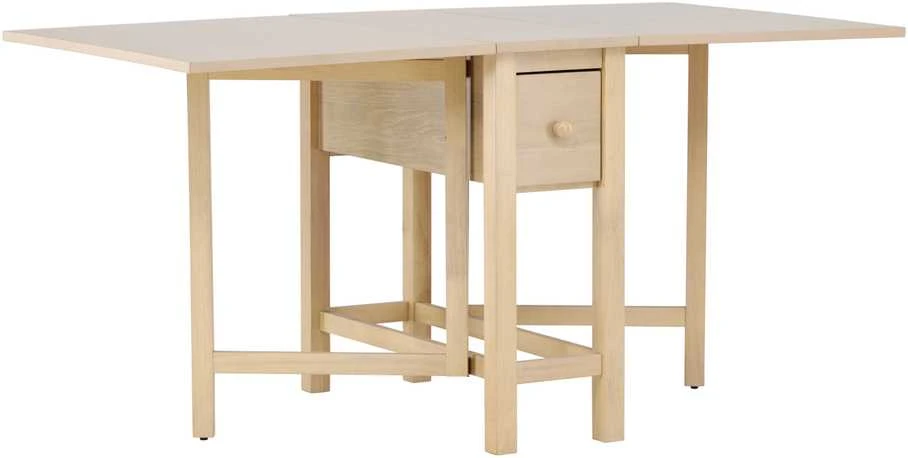 Venture Design Stalas, Edward Drop Leaf, 150x80 cm, baltašviesa