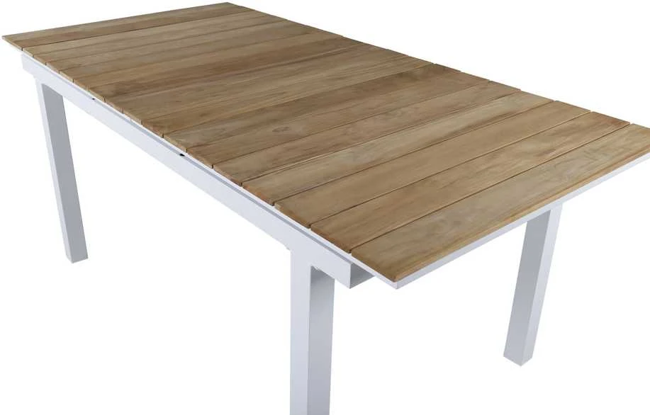 Venture Design Stalas, Meksika, 76x160x90 cm, Balta
