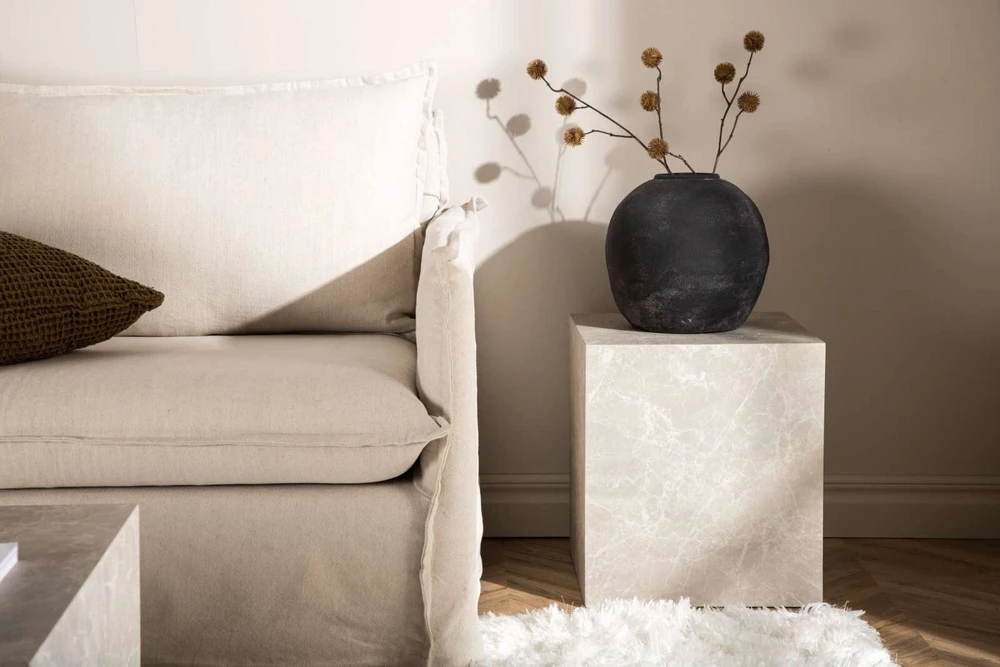 Venture Design Stalas, York High Sofa, 40x40 cm, Bėžis