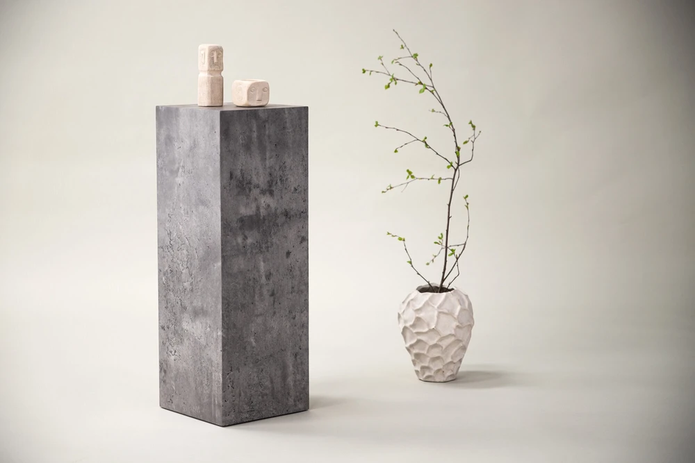 Venture Design Stalas, žemas saugojimo spinta Ramsvik, 23x23 cm, pilka