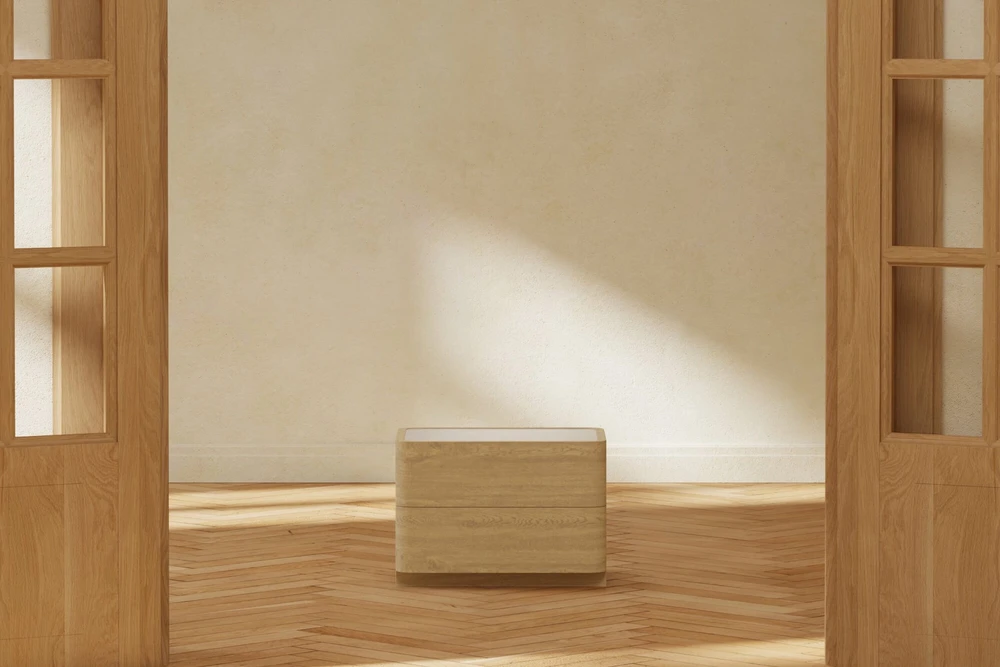 Venture Design Stalčių blokas 40x50x36 cm natūralaus MDF
