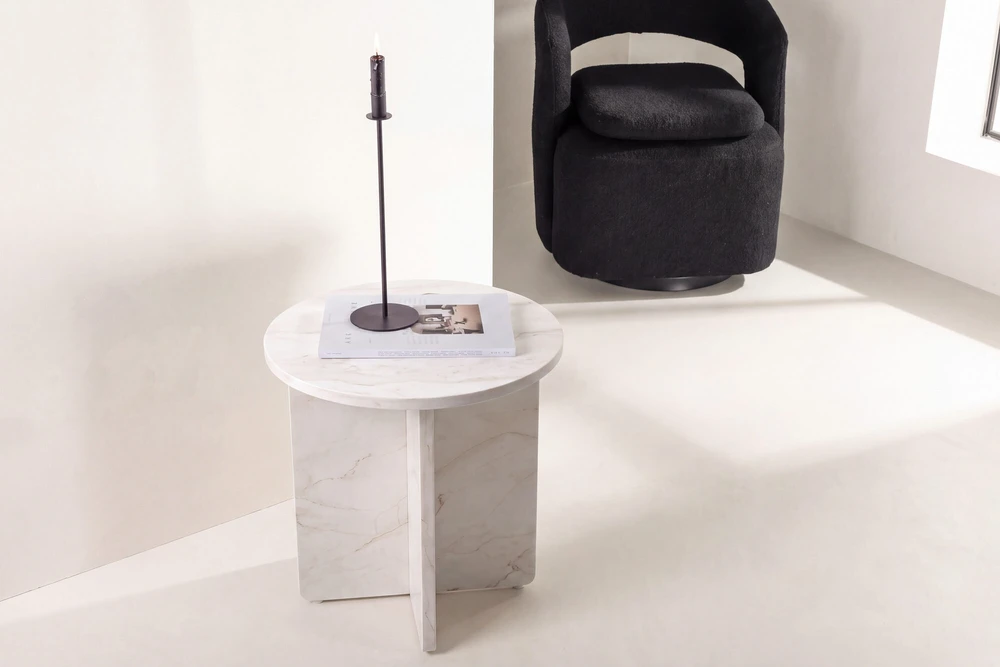 Venture Design Staliukas Ålesund, Ø 50, smėlio spalvos