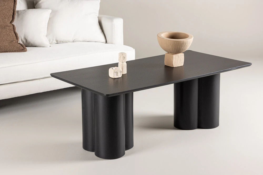 Venture Design Staliukas prie sofos, Olivia, 120x60 cm, Juodas