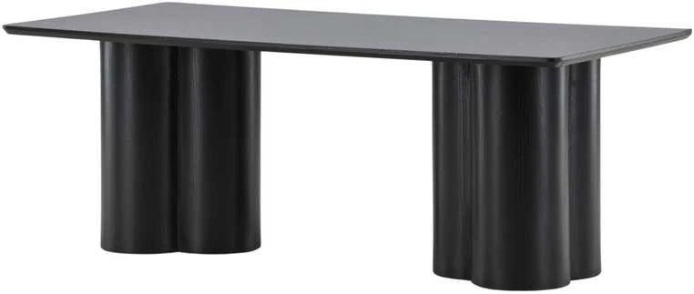 Venture Design Staliukas prie sofos, Olivia, 120x60 cm, Juodas