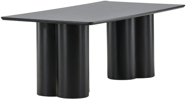 Venture Design Staliukas prie sofos, Olivia, 120x60 cm, Juodas