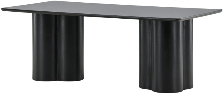 Venture Design Staliukas prie sofos, Olivia, 120x60 cm, Juodas