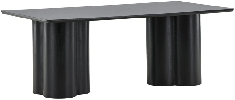 Venture Design Staliukas prie sofos, Olivia, 120x60 cm, Juodas