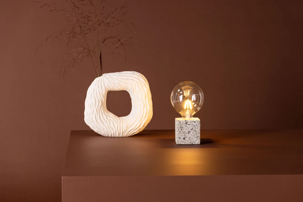 Venture Design Stalo lempa, Rilche, 9x9x9 cm, Balta