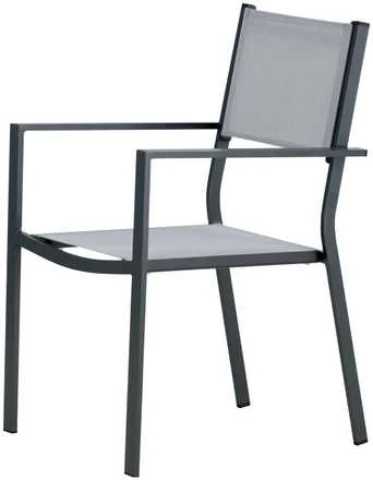Venture Design Stogelio kėdė, Copacabana 2 vnt., 61x56.5x88 cm, Pilka