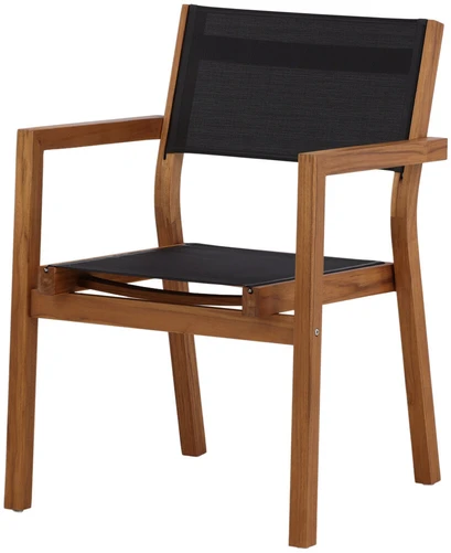 Venture Design Sudėjimo kėdė, Veneicija, 2 vnt., 60x61x85 cm, Juoda