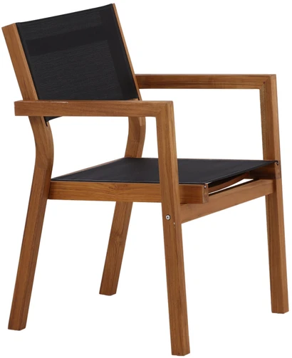 Venture Design Sudėjimo kėdė, Veneicija, 2 vnt., 60x61x85 cm, Juoda