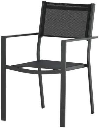Venture Design Sudėtinis kėdė, Copacabana 2 vnt., 61x56.5x88 cm, Juoda