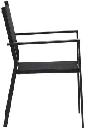 Venture Design Sudėtinis kėdė, Copacabana 2 vnt., 61x56.5x88 cm, Juoda
