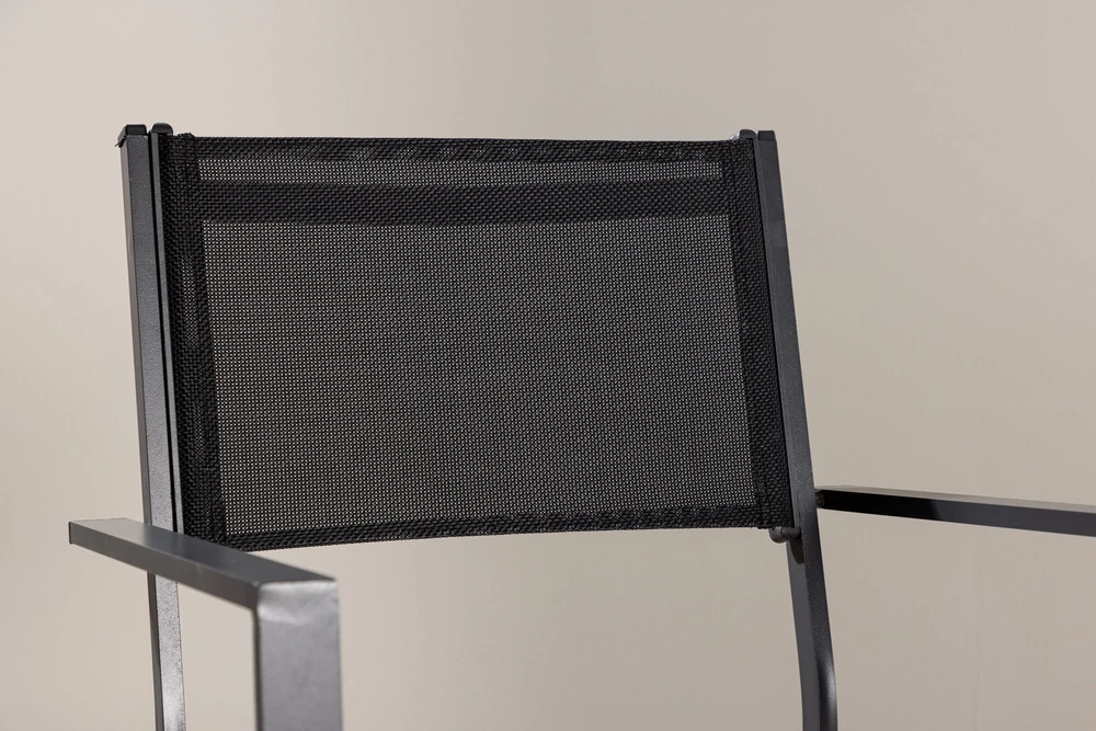 Venture Design Sudėtinis kėdė, Copacabana 2 vnt., 61x56.5x88 cm, Juoda