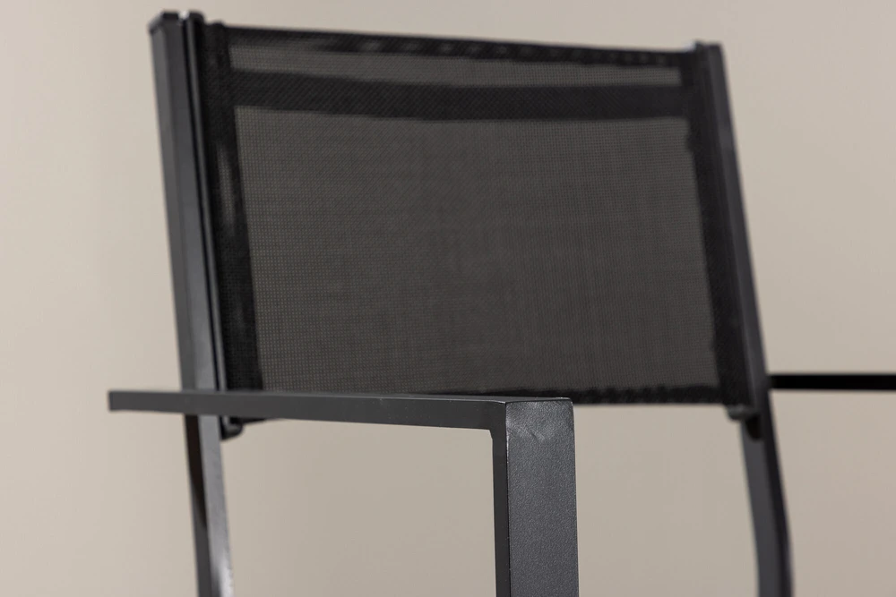 Venture Design Sudėtinis kėdė, Copacabana 2 vnt., 61x56.5x88 cm, Juoda