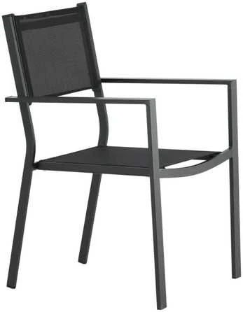 Venture Design Sudėtinis kėdė, Copacabana 2 vnt., 61x56.5x88 cm, Juoda