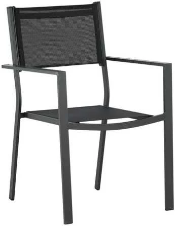 Venture Design Sudėtinis kėdė, Copacabana 2 vnt., 61x56.5x88 cm, Juoda