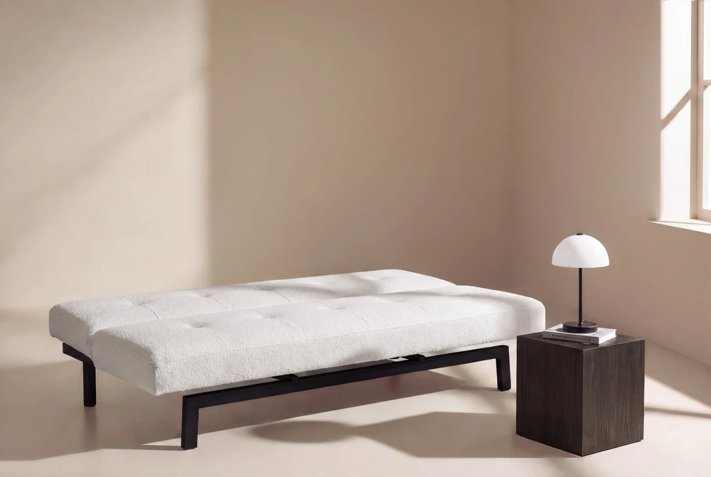 Venture Design Sulankstoma lova-sofa Bodil, balta