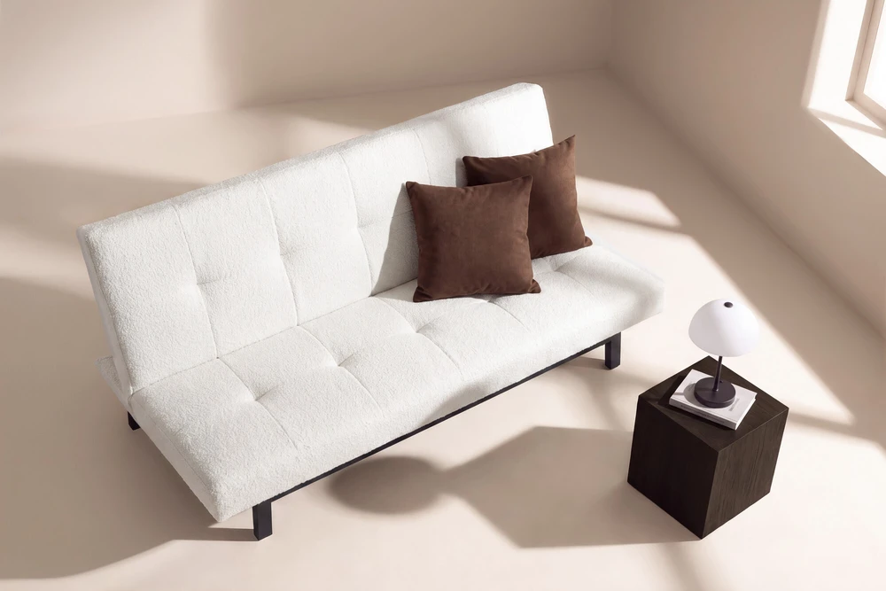 Venture Design Sulankstoma lova-sofa Bodil, balta