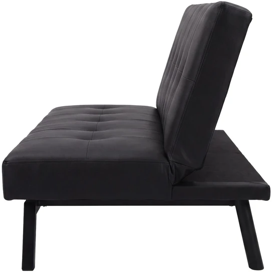 Venture Design Sulankstoma lova-sofa Bodil, juoda