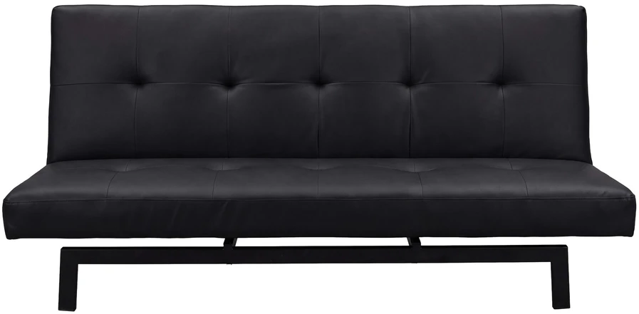 Venture Design Sulankstoma lova-sofa Bodil, juoda