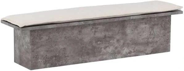 Venture Design Suolių sėdynė „Kellogg“, 160x40 cm, pilka