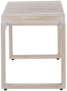 Venture Design Suoliukas Athena 140x38x45 cm baltas aliuminis