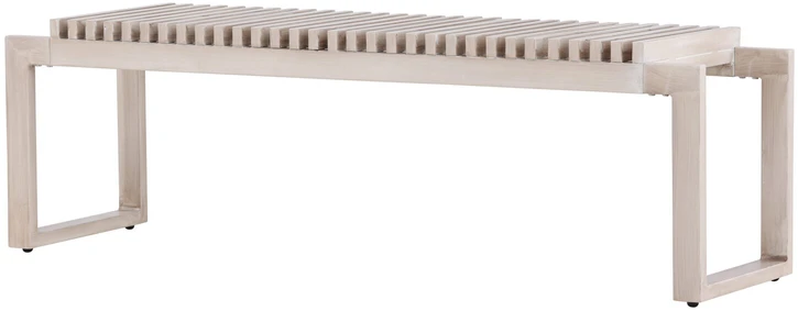 Venture Design Suoliukas Athena 140x38x45 cm baltas aliuminis