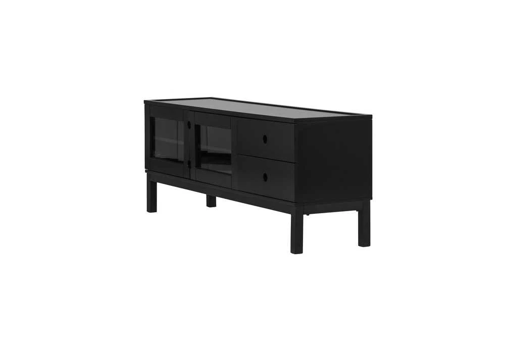 Venture Design Televizoriaus staliukas, Alcoa saugojimas, 150x56.5 cm, Juodas
