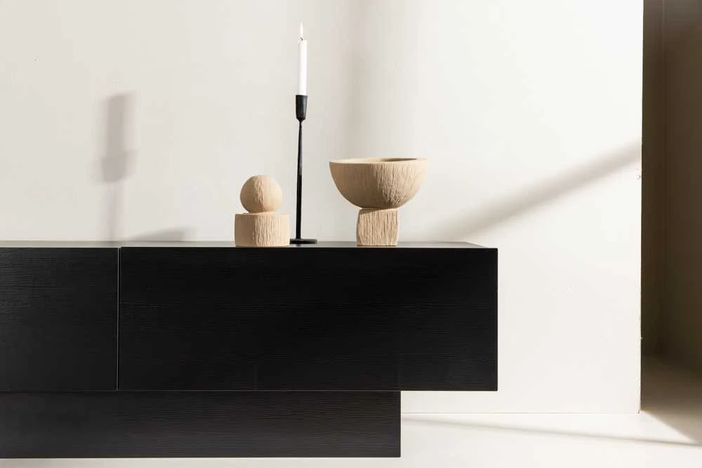 Venture Design Televizoriaus staliukas, Cuenca, 160x45 cm, Juodas