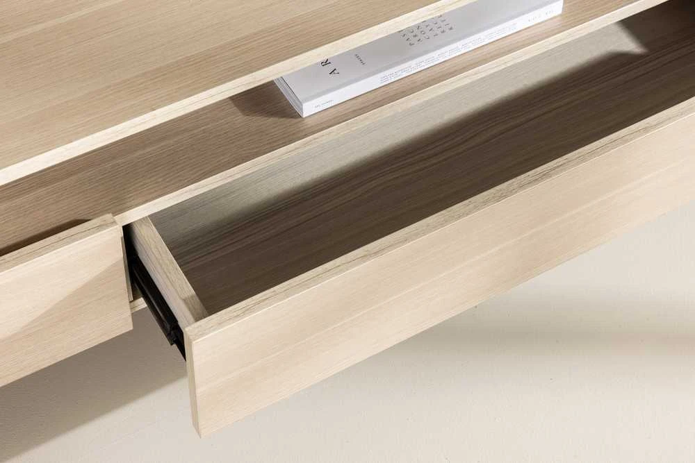 Venture Design Televizoriaus staliukas, Navarra, 180x40 cm, baltašviesa