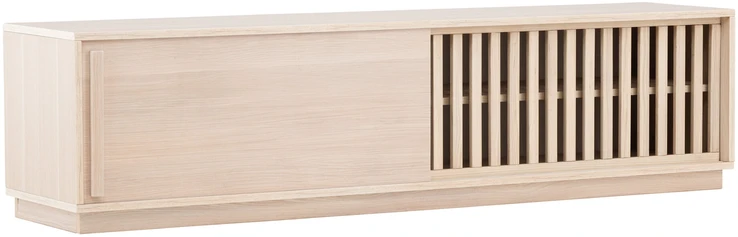 Venture Design Televizoriaus staliukas, Lugo, 180x45 cm, Baltas apdaila