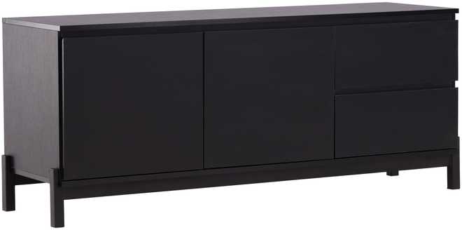 Venture Design Televizoriaus staliukas, korpuso saugojimas, 138x56 cm, juodas